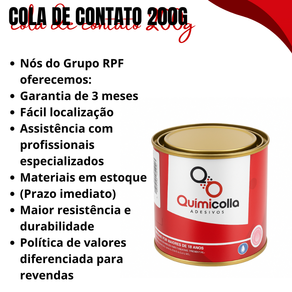 Cola Universal Sapateiro De Contato Galão 200g