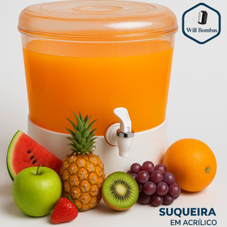 Suqueira Acrílica 7L – Elegância e Praticidade Para Suas Bebidas - GMOLD em Oferta na Shopee