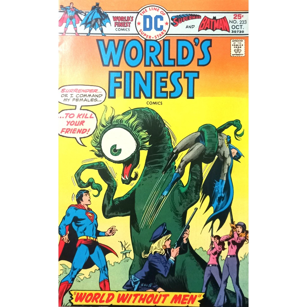 HQ DC World´s Finest 233 - Batman Superman - Vintage - Importada - 1975