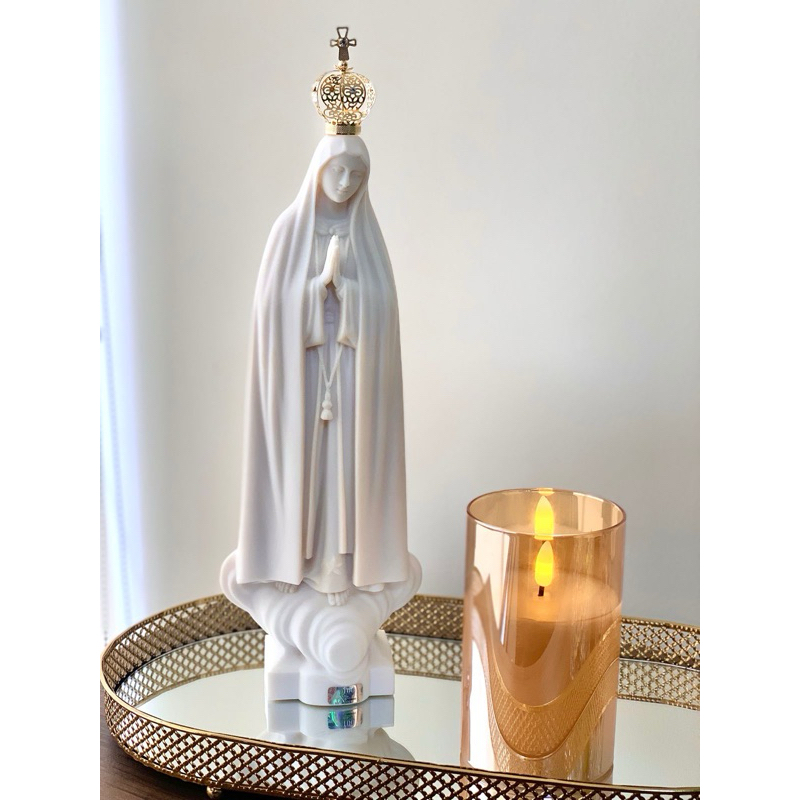 Imagem Nossa Senhora de Fátima 29 cm do Centenário de Fátima Importada de Portugal