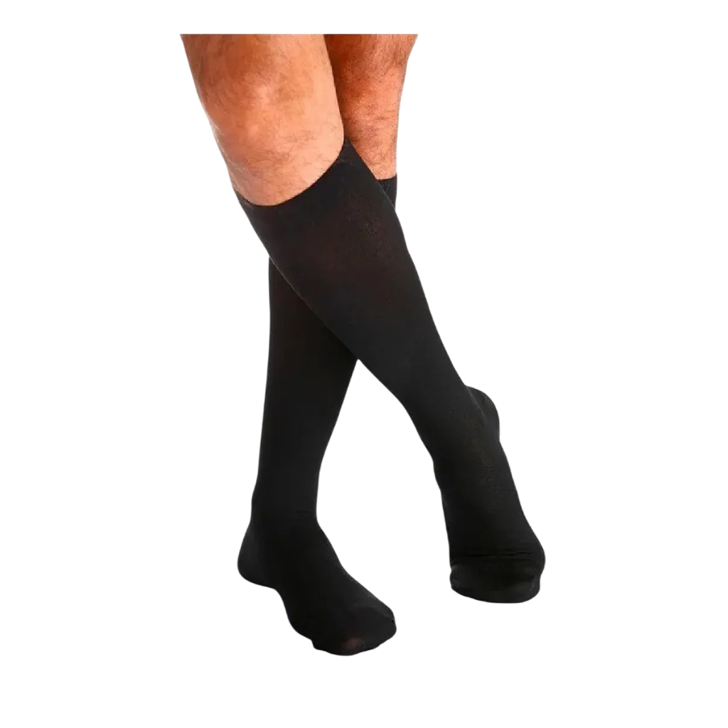 Meia 3/4 Vitall Medical Com Ponteira Ponteira Média Compressão em Oferta na Shopee