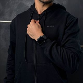 Moletom Gola Redonda Blusa De Frio Peluciado Com Ziper e Capuz Premium Top em Oferta na Shopee