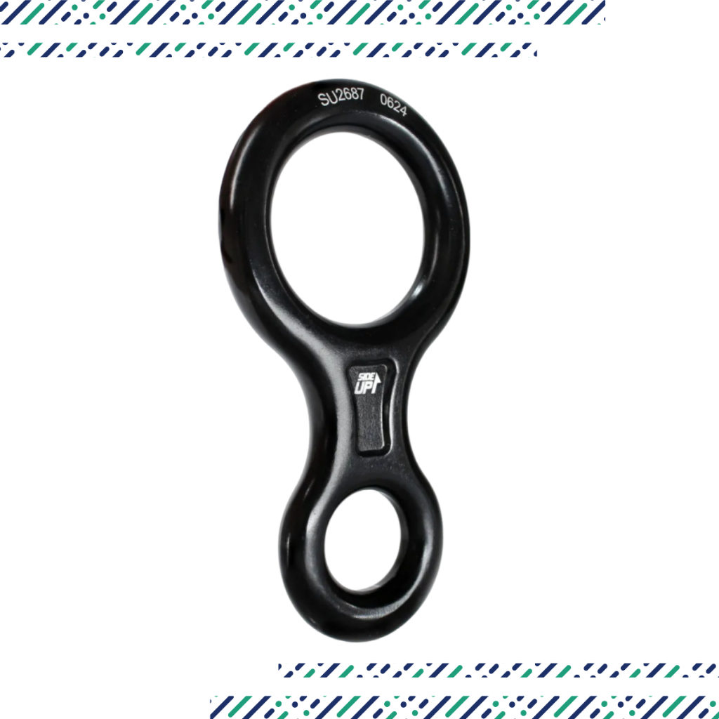 Freio 8 Oito SideUp Freio de Alumínio de Alta Resistência 35KN Freio Sem Orelha 8