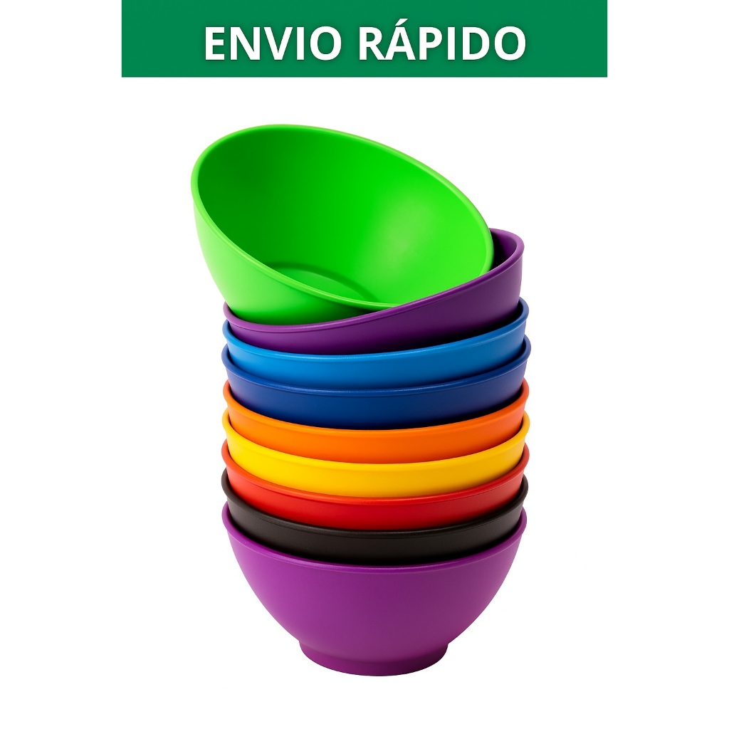 Kit 10 Cumbucas 750ML Bowl Para Sopa E Sobremesa Sopas Caldos Gelatinas Açai Porções Sorvetes