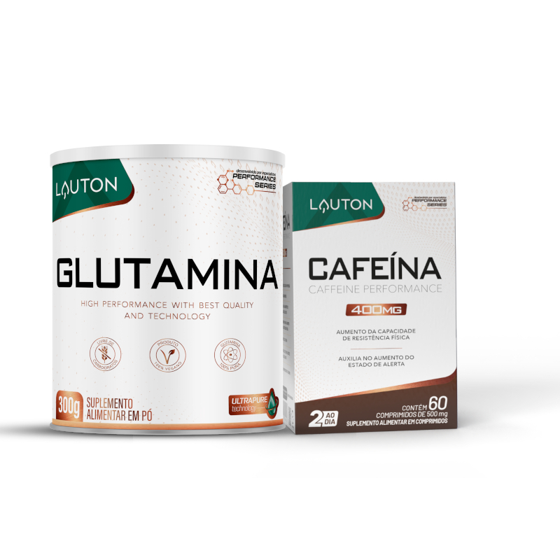 Kit Cafeína + Glutamina - Lauton