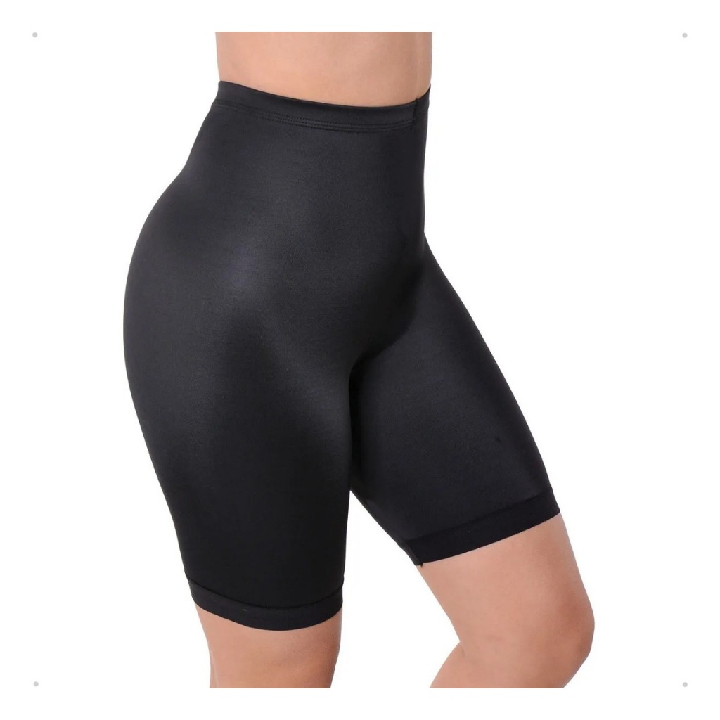 Bermuda Shorts Modeladora Feminina Slim Redutor de Medidas R17 Afina Cintura Alta Compressão