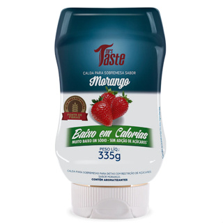 Calda de Morango - Baixo Sódio e Zero Açucar (335g) Mrs Taste em Oferta na Shopee