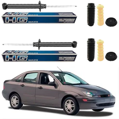 PAR AMORTECEDOR TRASEIRO FOCUS 2000 A 2008 NAKATA + KIT