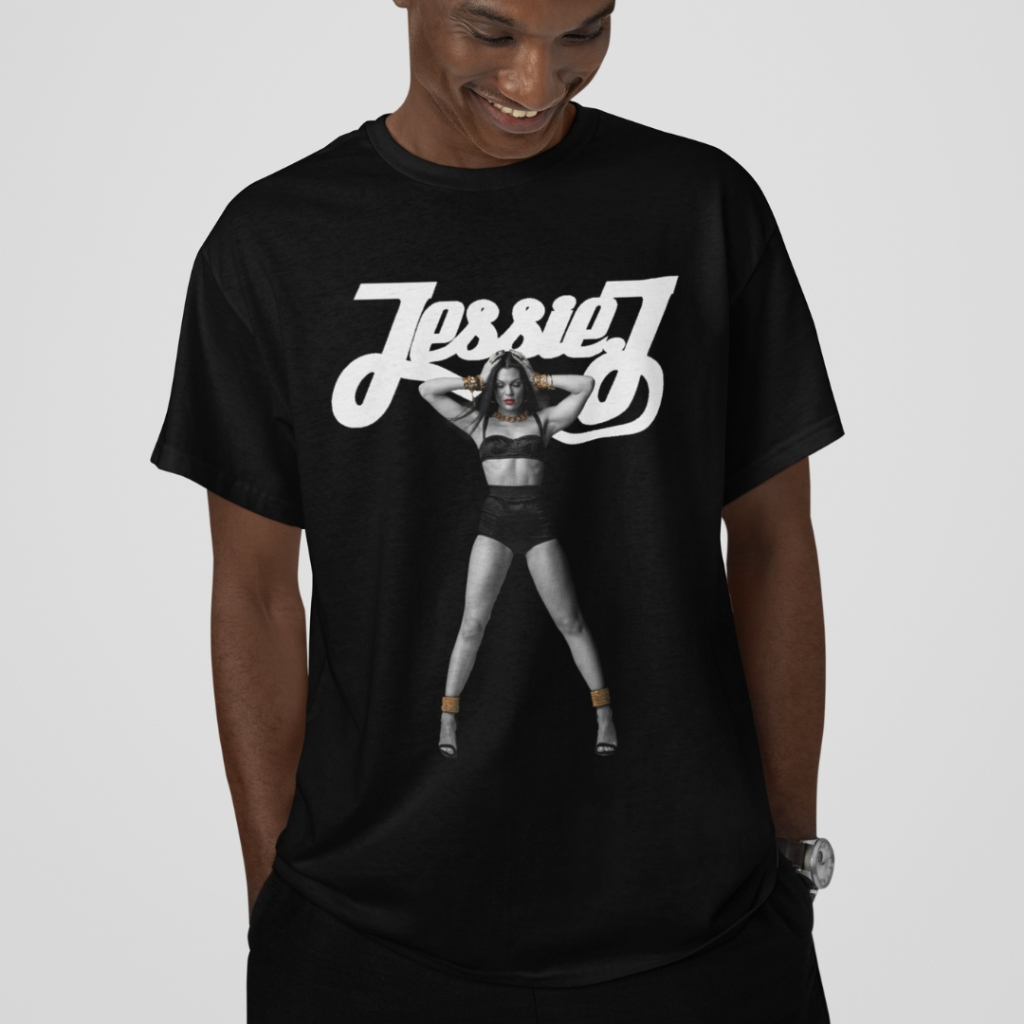 Camiseta Básica Artista Cantora Jessie J Música Pop Internacional - Blusa 100% Algodão Premiun - Unissex
