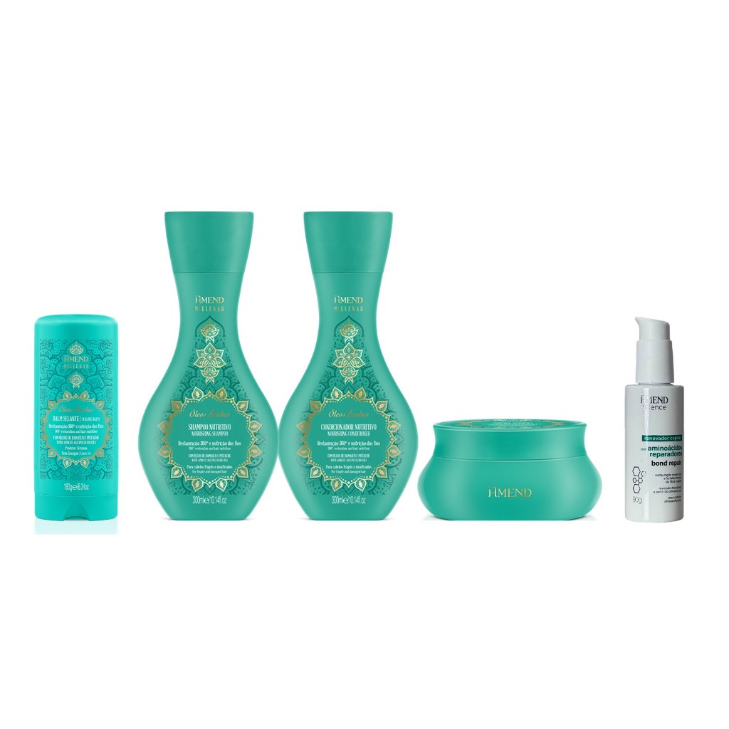 Amend Millenar Kit Arabes Completo + Renovador Capilar 90g