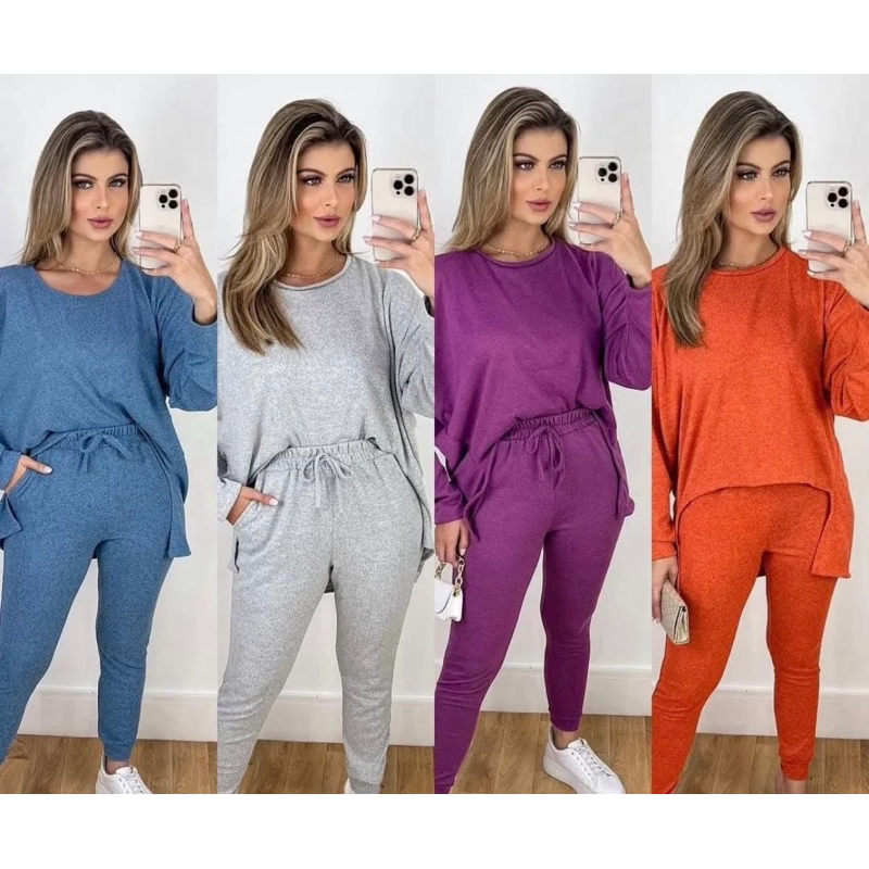Conjunto Lanzinha 2 Peças Blusa e Calça
