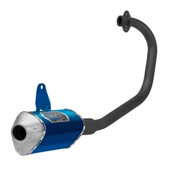 Escapamento Escape Moto Pro Tork Mini 3 Titan 160 2016 2017 - 2022 Fan 160 2018 A 2022 Curva Preta