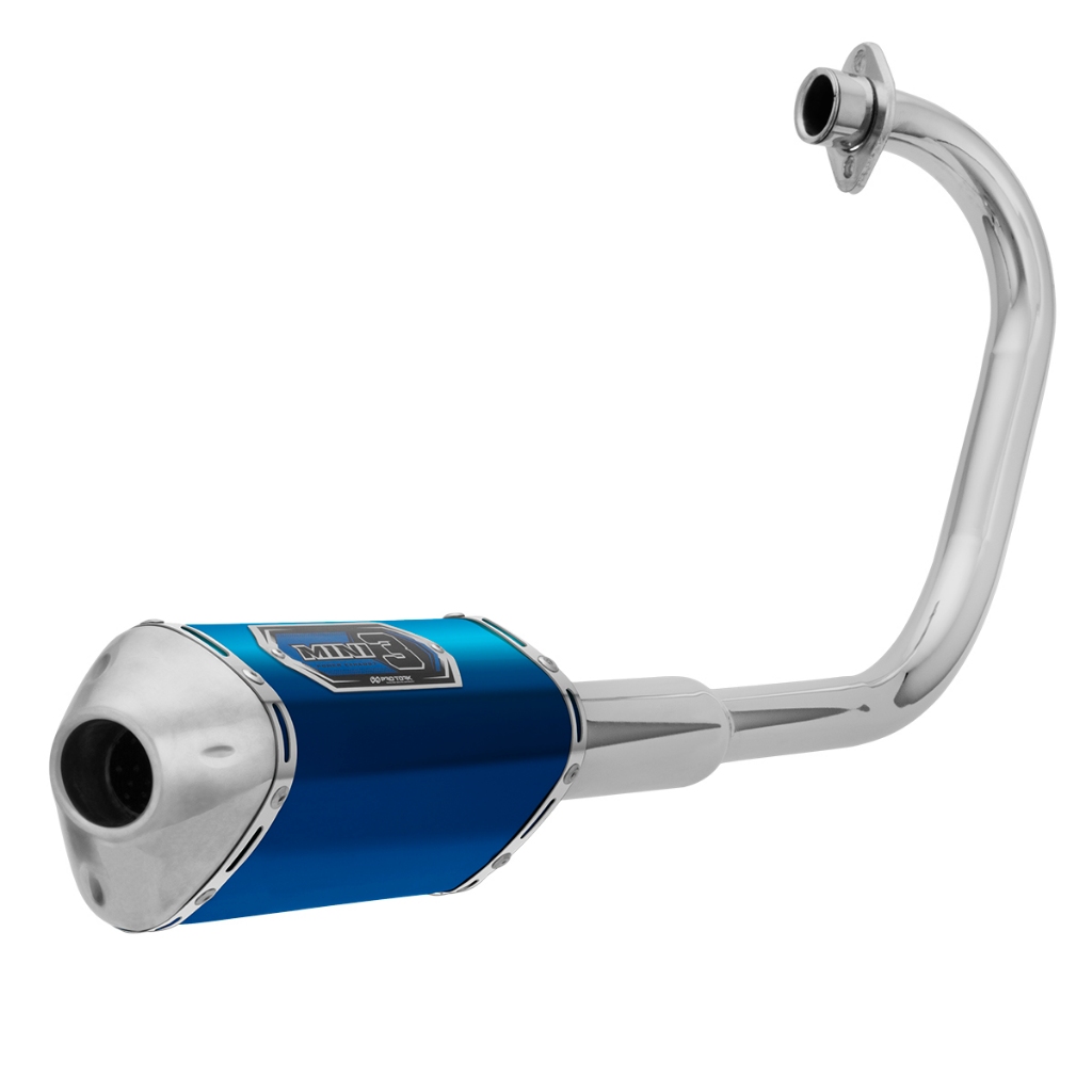 Escapamento Escape Moto Pro Tork Mini 3 Titan Ks Es 150 2009 A 2013 Fan 150 Mix 2010 - 2013 Curva em Oferta na Shopee