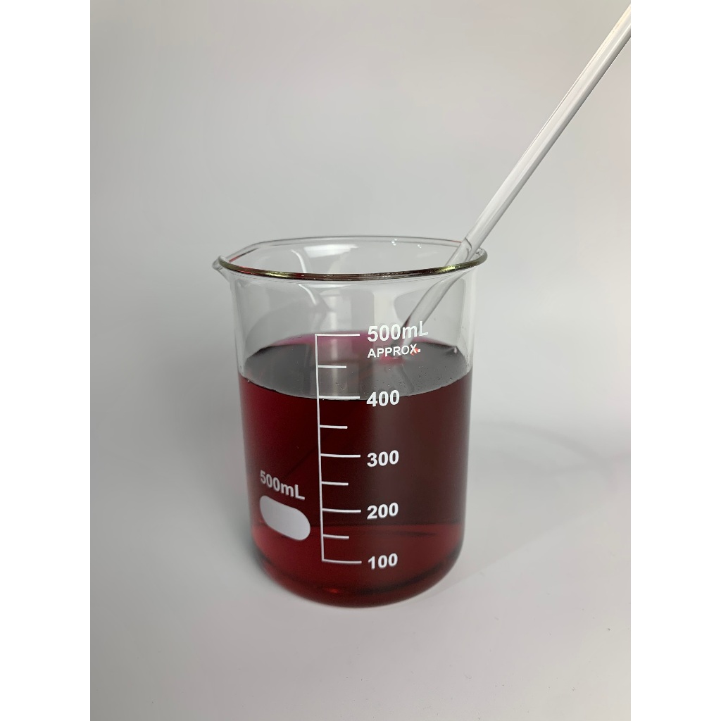 Kit Drop Copo Becker em Vidro Borossilicato 500 mL Forma Baixa com Bastão Agitador 6x300 mm