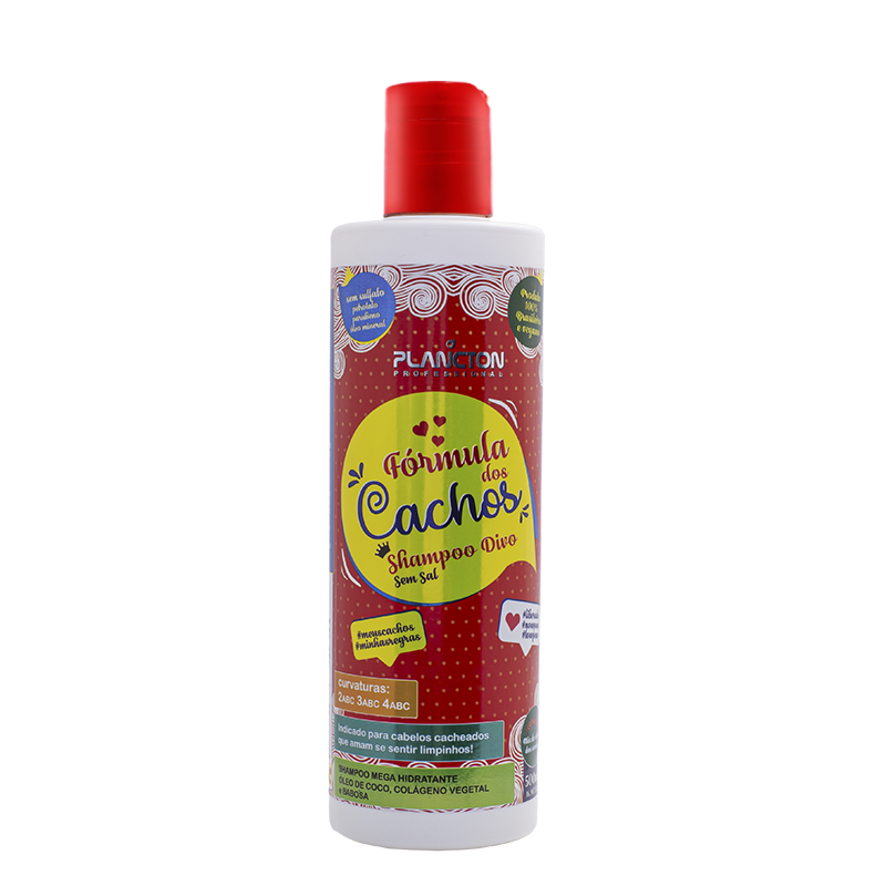 Fórmula dos Cachos - Shampoo Divo 500ml - Plancton Professional