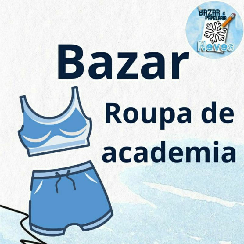 Roupa de Academia, Top, Legging, short saia Fitness | Brechó Bazar Usado Desapego