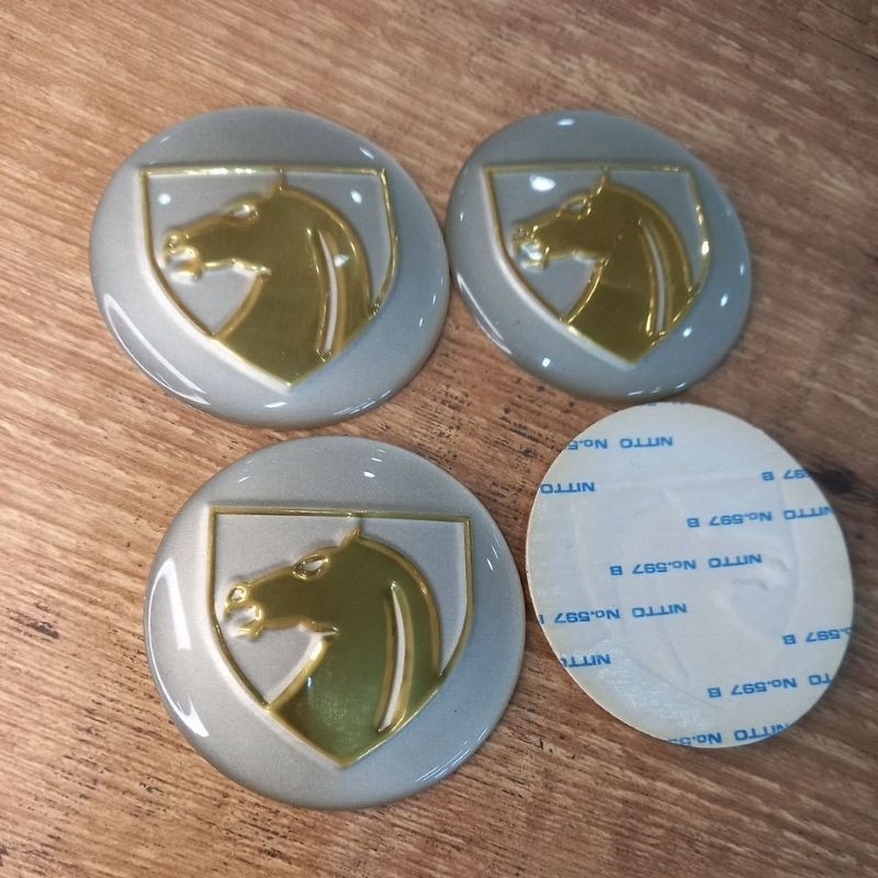 Emblema de Roda 51mm Binno ( estoque Antigo)