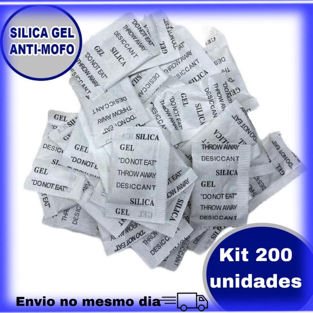 KIT 200 UNIDADES DE SILICA ANTIMOFO ENVIO IMEDIATO