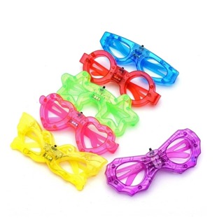 Óculos De Led Diversos Desenhos Pisca em Oferta na Shopee