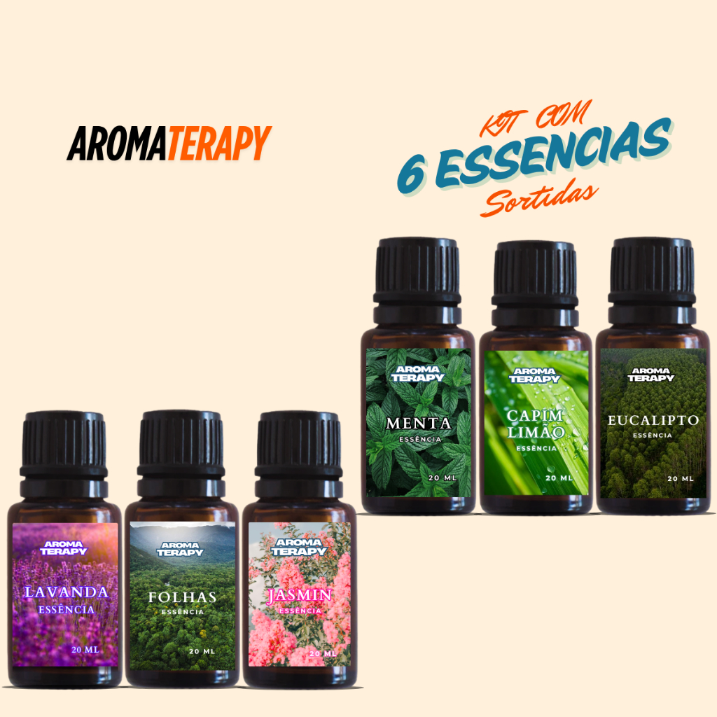 Essência Para Umidificador 20ml a Base de Água | Difusor de Ar e Ambiente | Essências Hidrossolúveis