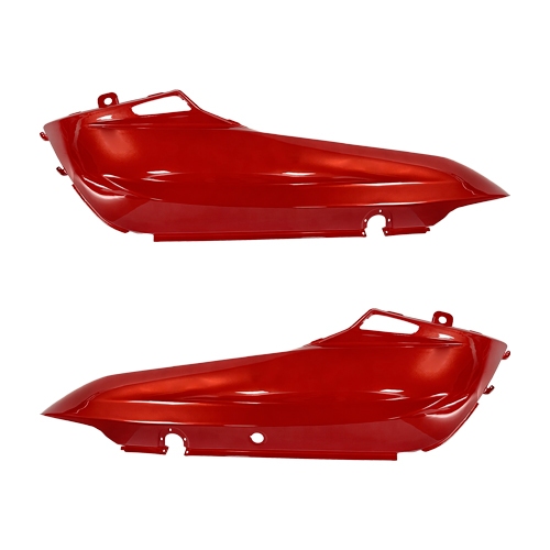 Par Tampa Carenagem Lateral  Shineray Jet 50cc Vermelha