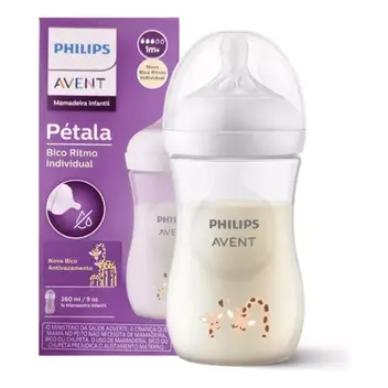 Mamadeira Pétala Fluxo Individual 1m+ 260ml Philips Avent