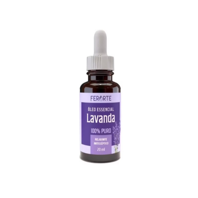 Óleo Essencial De Lavanda Ferarte 100% Puro 20 Ml em Oferta na Shopee