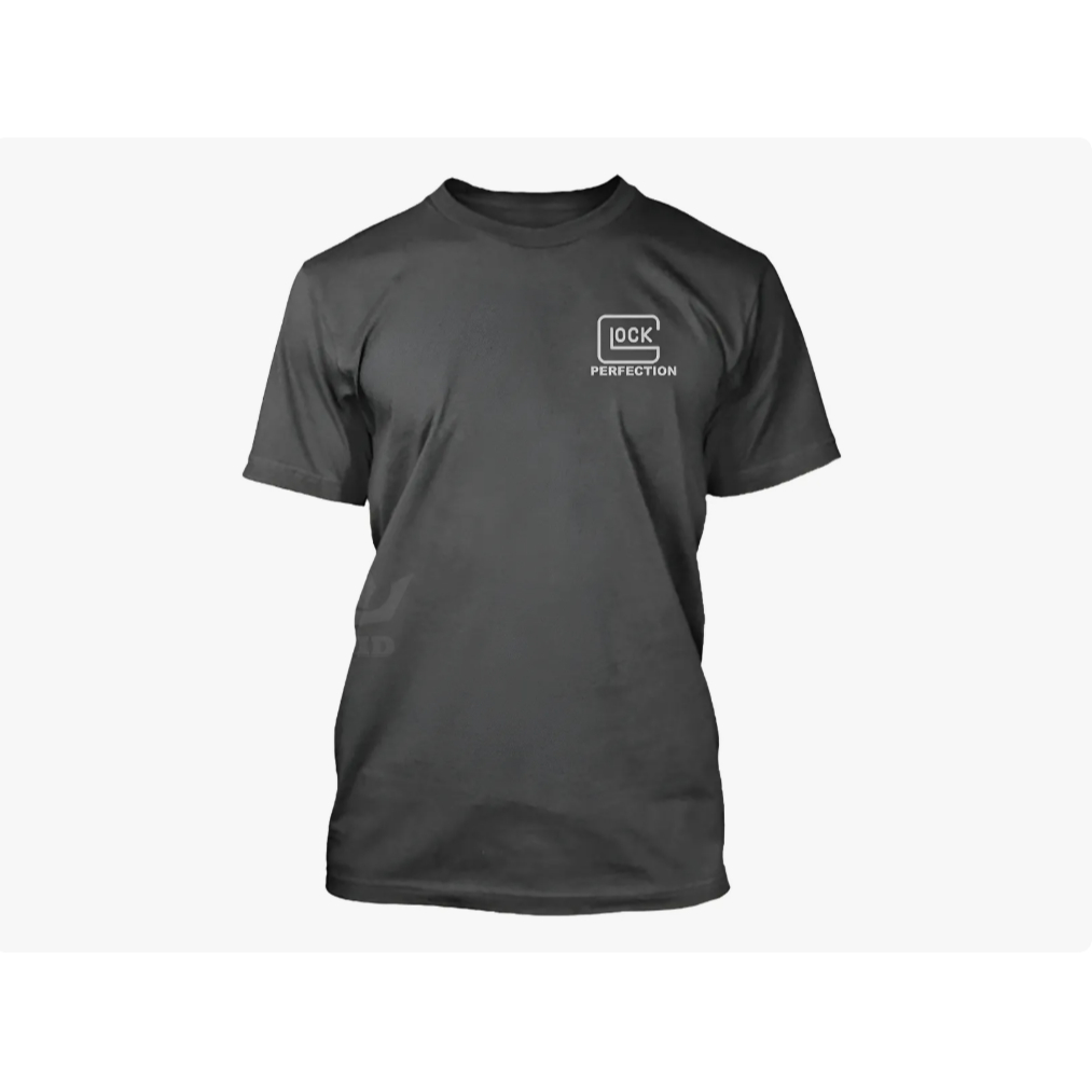 Camiseta Pistola Glock - Logo no peito- Camisetas Cac