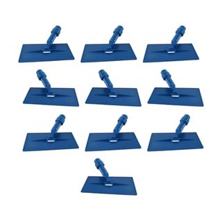 Kit 10 Suportes LT Azul Profissional para Fibra – Ideal para Limpeza Pesada, Lavanderias e Terceirizadas em Oferta na Shopee