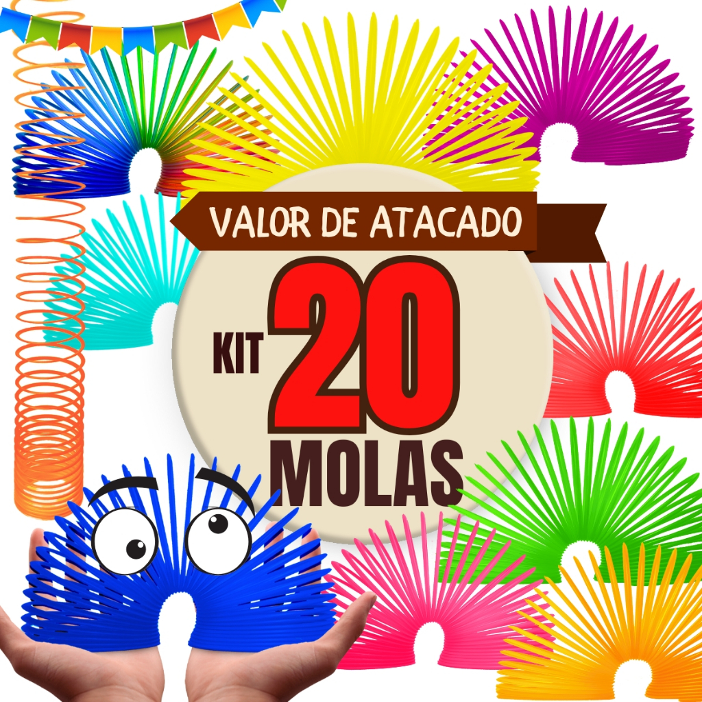 20 Mola Maluca Grande Brinquedo Prenda Kit Festa Atacado Festa Junina Lembrancinha Criança