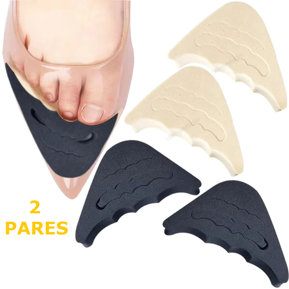 Kit 2 Pares Protetor Bico Sapato Ajustavel Macio Preenchimento em Oferta na Shopee
