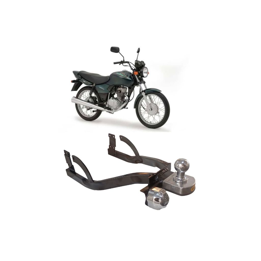 Engate para moto Fixo Honda CG 125/150/160 (Exceto modelo 2026) 2000 até 2025 em Oferta na Shopee