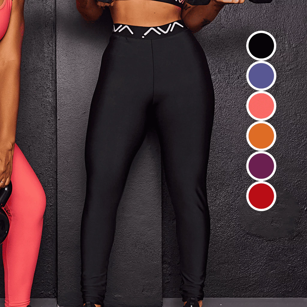Calça Legging Feminina Academia Elástico Personalizado AVA Fitness Power — imagem 1