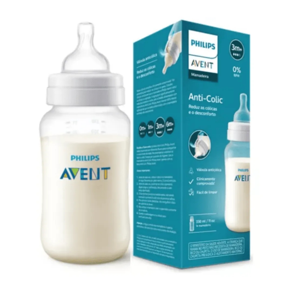 Mamadeira Anti-Colic 3m+ 0% BPA 330ml Avent Philips
