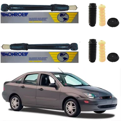 PAR AMORTECEDOR TRASEIRO FOCUS 2000 A 2008 MONROE + KIT
