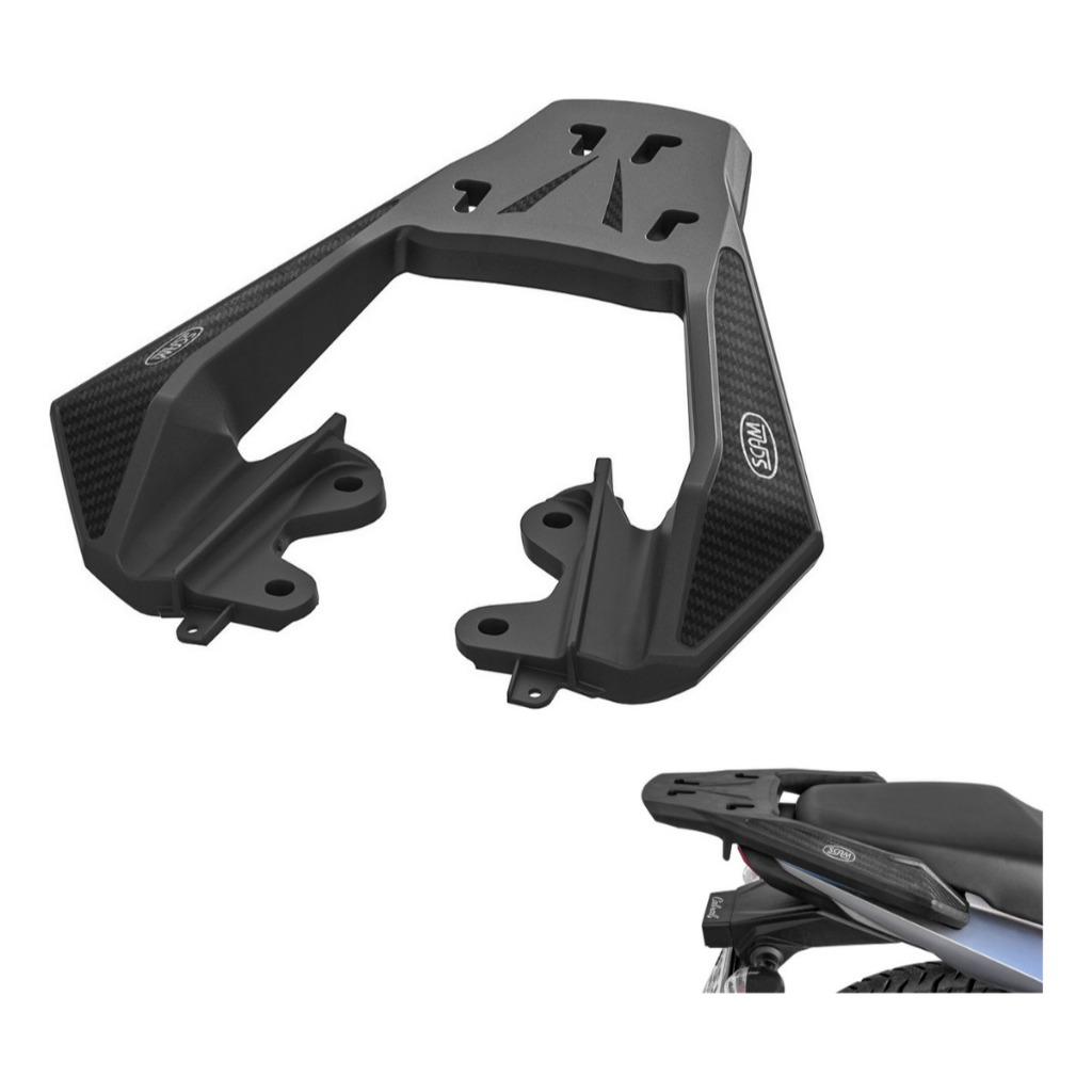 Bagageiro Suporte Para Baú Nova Honda Cg 160 Start Fan Titan 2025 2026 Scam Fiber force Reforçado