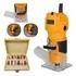 Tupia Laminadora Elétrica 600w C/ Coletor De Pó + Kit Fresas