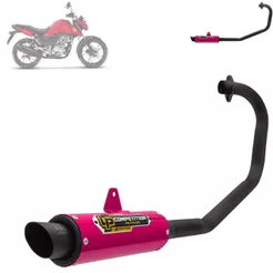 Escapamento Escape Esportivo Competition Pro Tork Fan 160 2016 a 2019 / CG Start 160 2016 a 2018
