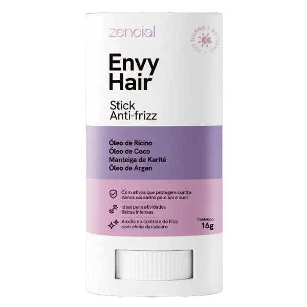 Stick Anti-Frizz Zencial Envy Hair | Alinha Fios e Baby Hair Instantâneo