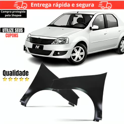 Paralama Dianteiro Renault Logan 2007 2008 2009 2010 Curvao Para Lama Mold. Original