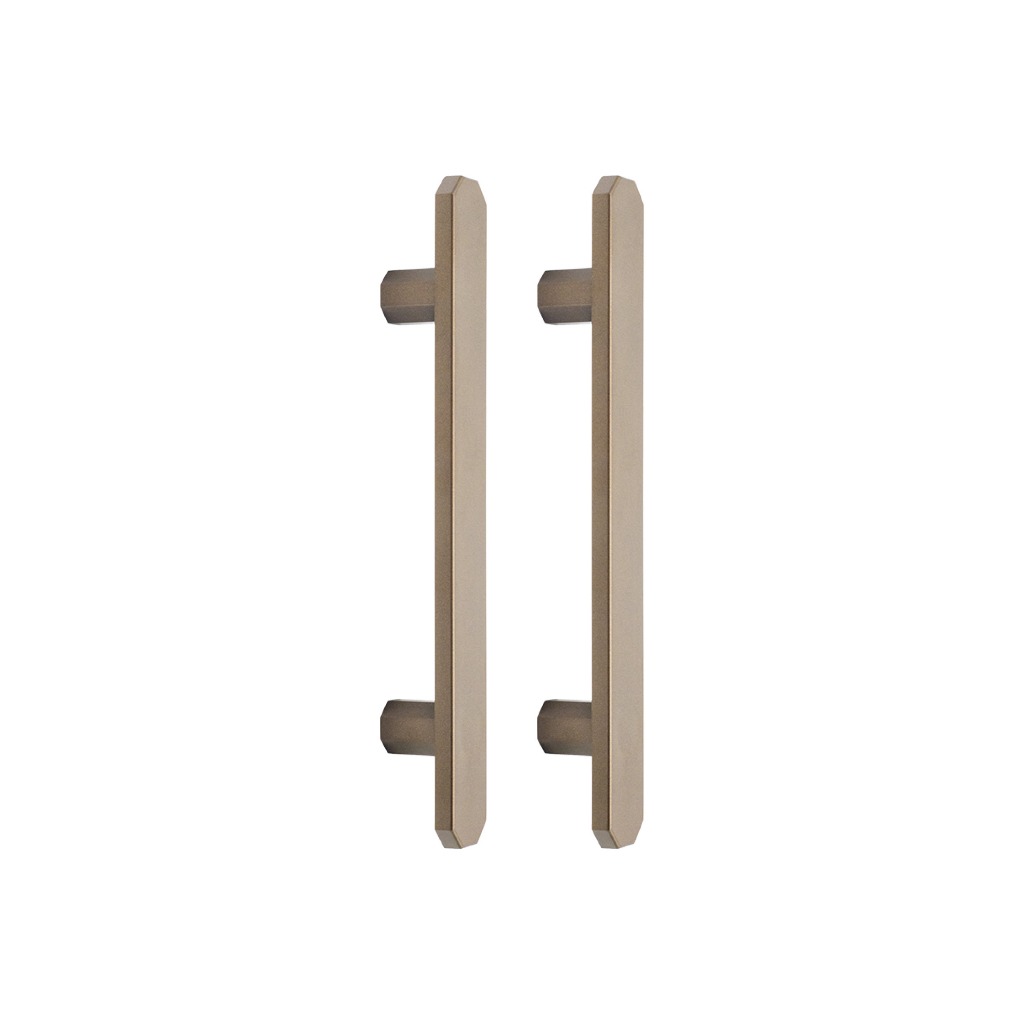 Kit  2 Puxadores Para Móveis Cômoda Gaveteiro Mileto 128mm