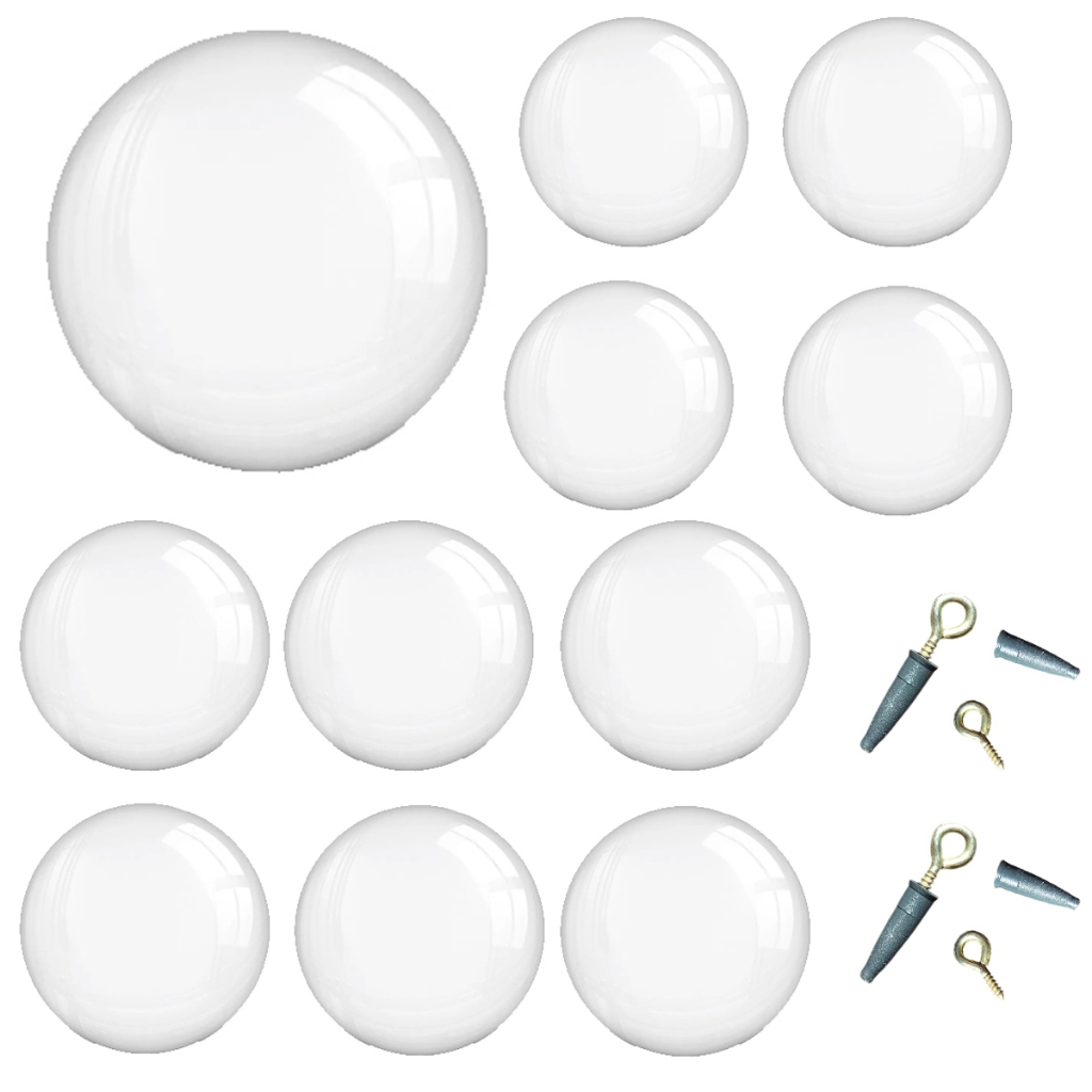 Bola De Vinil Plástico Decoração 40cm Atacado Kiko Grande 10un transparentes
