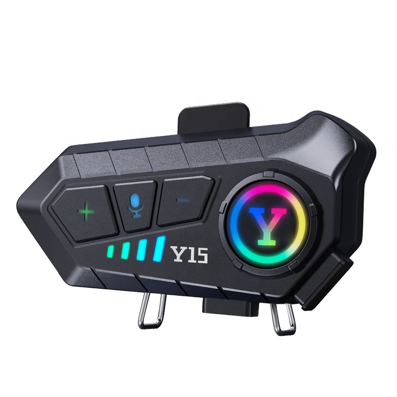 Fone De Ouvido Para Capacete Bluetooth Headset Rgb Sem Fio