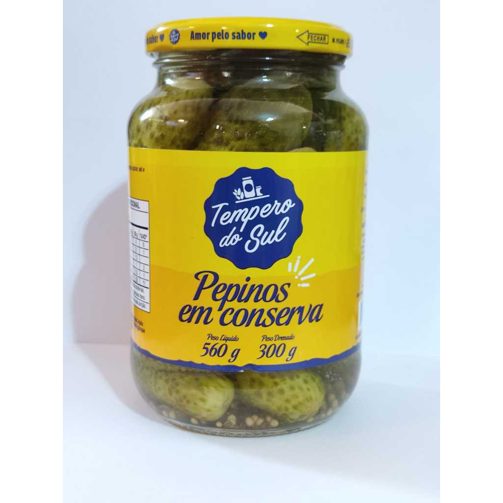 Pepino em Conserva Tempero do sul 300g