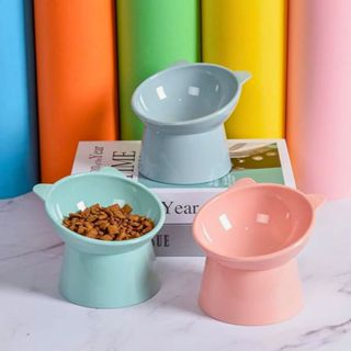 Comedouro Gato Ergonômico Bebedouro Pet Gatinho Orelhinhas Comedouro Elevado para Gatos Pote Ração em Oferta na Shopee