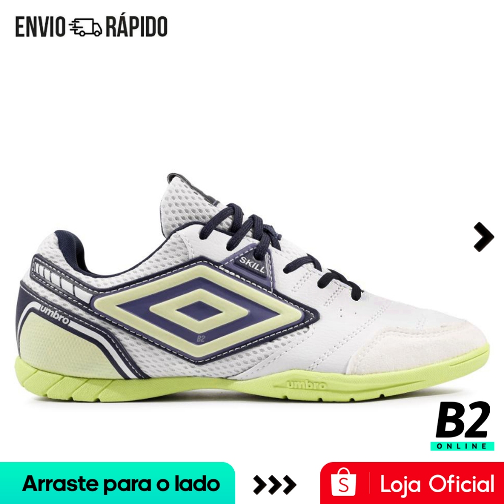 Chuteira Futsal Umbro Skill Unissex Original Com Nota Fiscal e Garantia em Oferta na Shopee