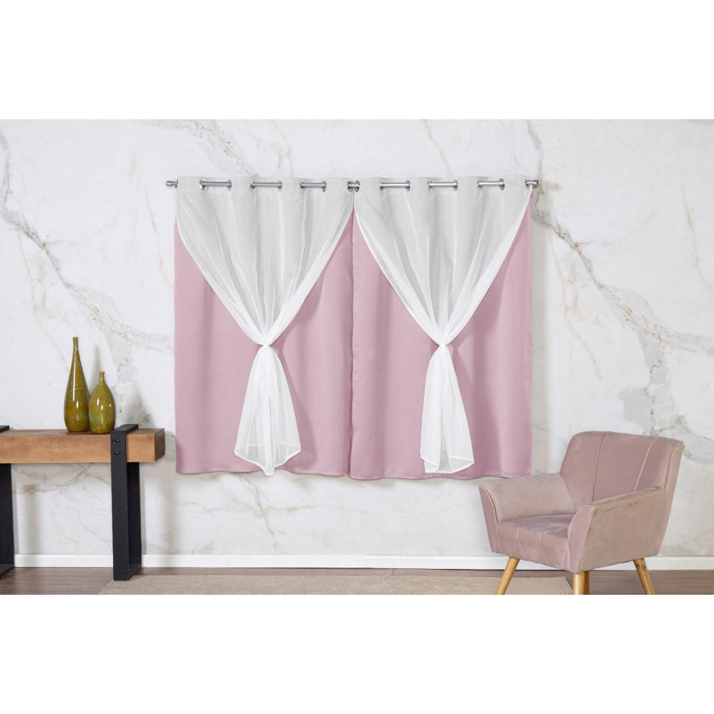 O que é Cortina Corta Luz Tecido Rosa? Guia e Onde Comprar | BuscaProdutos