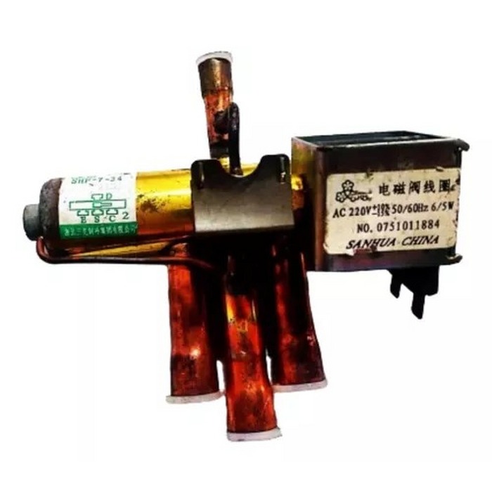 Valvula Reversora Com Bobina Para Ar Condicionado Shf-7-34 (hy2131) - 220V