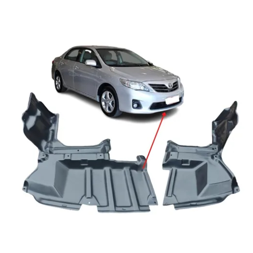 Defletor Protetor Inferior Corolla 2009 2010 2011 2012 2013 2014  1 LADO