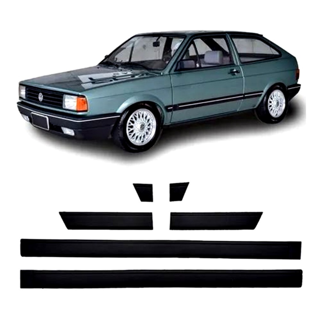 Friso Lateral GOL QUADRADO 81 A 94 Largo Alto 7cm Todos Modelos KIT AUTOCOLANTE em Oferta na Shopee